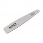 Пилка для ногтей Kodi Professional 220/220 грит конусная, светло-серая, 178*32*4 мм