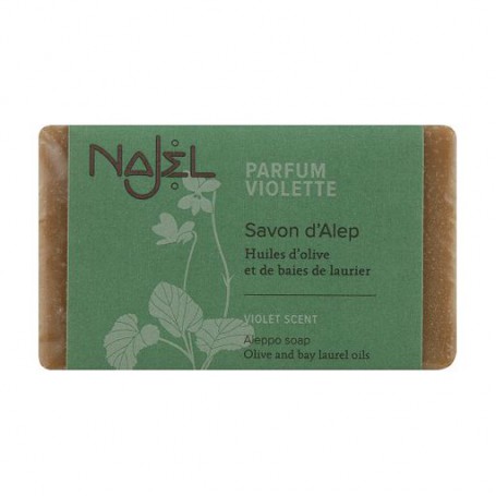 Алеппское мыло Najel Aleppo Soap Organic Violet с органической фиалкой, 100 г