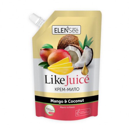 Жидкое мыло ElenSee Манго и кокос, 450 мл (дойпак)