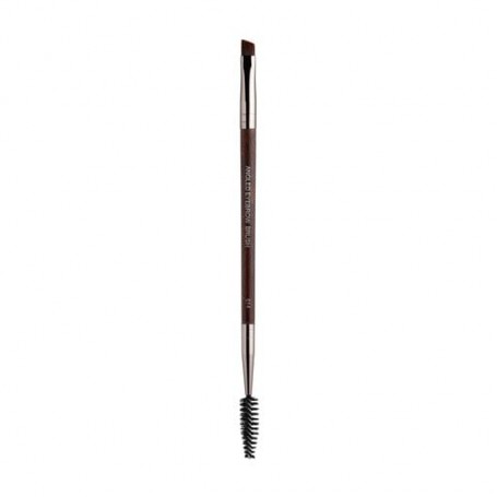 Двусторонняя кисть для макияжа бровей Bogenia Professional Angled Eyebrow Brush 014, синтетический ворс (BG200)