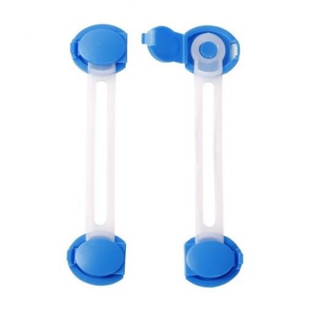 Замок защитный Курносики многофункциональный, голубой, 2 шт (7186)