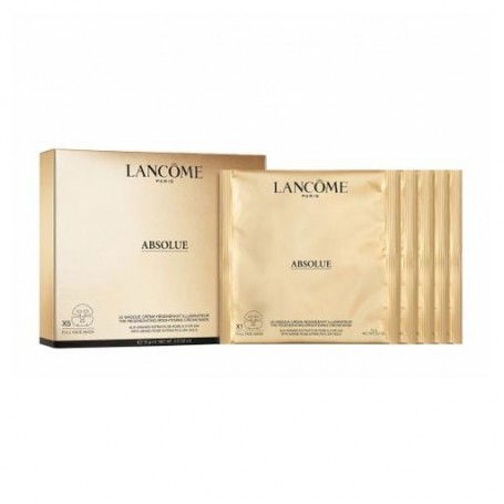 Восстанавливающая тканевая маска для лица Lancome Absolue Precious Cells Golden Mask, 5*15 г