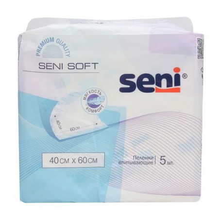 Пеленки гигиенические Seni Soft Super 40*60 см, 5 шт