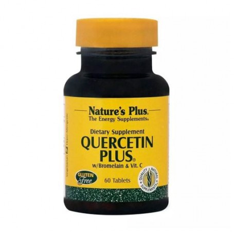 Пищевая добавка антиоксидант в капсулах NaturesPlus Quercetin Plus Кверцетин Плюс и Витамин C, 60 шт
