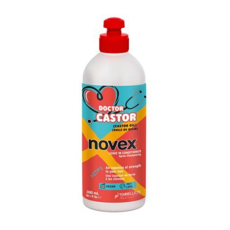 Несмываемый кондиционер для волос Novex Doctor Castor Leave In Conditioner с касторовым маслом, 300 мл