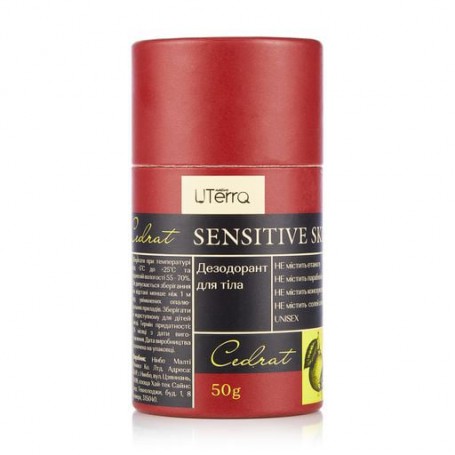 Дезодорант-стик UTerra Native Cedrat женский, 50 г