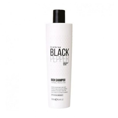 Укрепляющий шампунь Inebrya Black Pepper Iron Shampoo для поврежденных волос, 300 мл