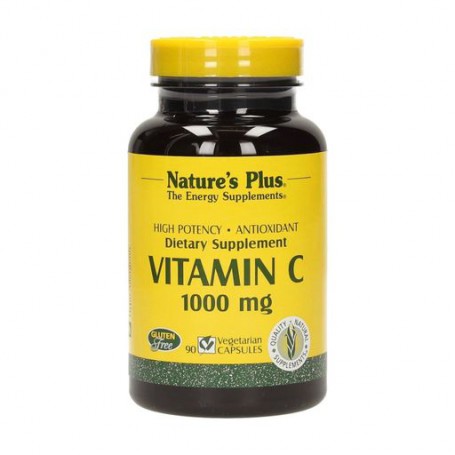 Пищевая добавка в вегетарианская капсулах NaturesPlus Витамин C, 1000 мг, 90 шт