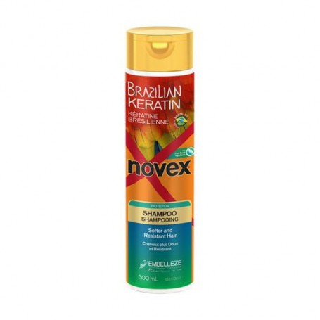 Шампунь Novex Brazilian Keratin для сухих и поврежденных волос, 300 мл
