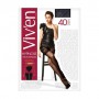 Чулки женские Viv'en petty Hypnose Stockings с широким кружевом, 40 DEN, черные, размер 1/2