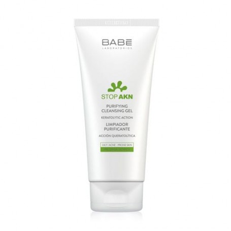 Очищающий гель для умывания BABE Laboratorios Stop Akn Purifying Cleansing Gel для жирной и проблемной кожи, 100 мл