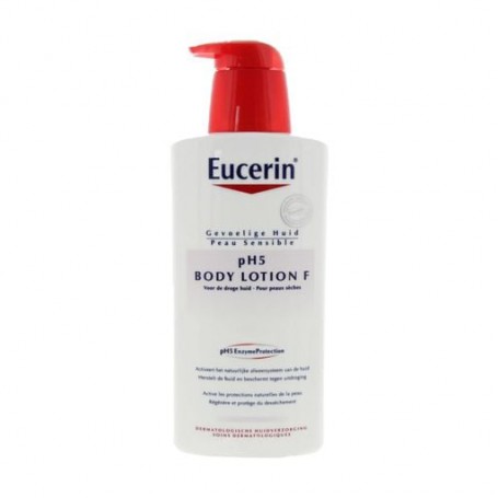 Защитный лосьон Eucerin pH5 Body Lotion F для чувствительной кожи тела, с дозатором, 400 мл