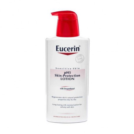 Защитный очищающий лосьон для тела Eucerin pH5 Skin-Protection Lotion, с дозатором, 400 мл