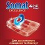 Капсулы для посудомоечных машин Somat Excellence 4 in 1, 32 шт
