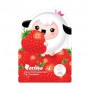 Детская тканевая маска для лица Puttisu Real Fruits Mask Sheet Strawberry, 5*18 мл