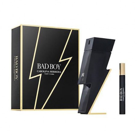 Парфюмированный набор мужской Carolina Herrera Bad Boy (туалетна вода, 100 мл + туалетна вода, 10 мл)