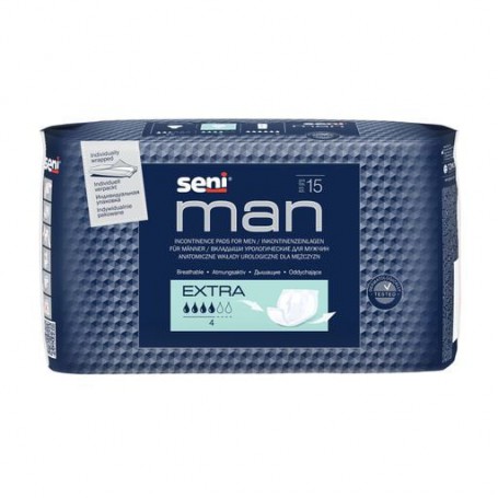 Урологические прокладки мужские Seni Man Extra, 15 шт