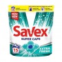 Капсулы для стирки Savex Super Caps Extra Fresh, 15 стирок, 15 шт