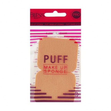 Спонж для пудры Bless Beauty Puff Make Up Sponge, прямоугольный, 2 шт