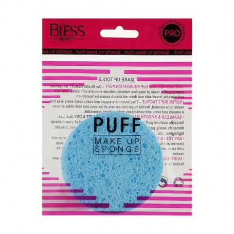 Спонж для снятия макияжа Bless Beauty Puff Make Up Sponge круглый, 8 см