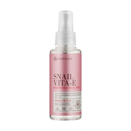 Мист для лица Enough Snail Vita-E Moisture Facial Mist с муцином улитки, 100 мл