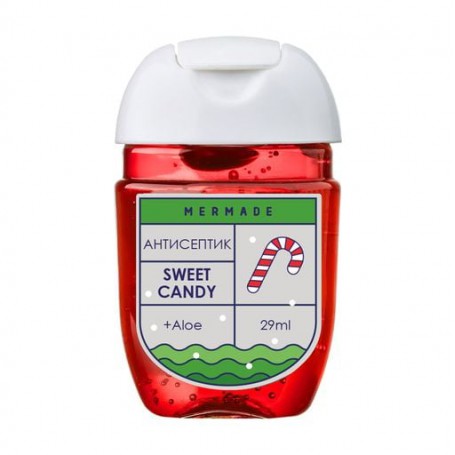 Антисептик для рук Mermade Sweet Candy с алое, 29 мл