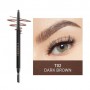 Карандаш для бровей Stagenius Superfine Eyebrow Pencil с треугольным наконечником, T02 Dark Brown, 0.1 г