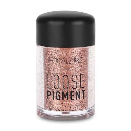 Пигмент для век Focallure Loose Pigment Eyeshadow 07 Golden Pench, 4.5 г