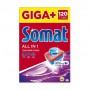 Таблетки для посудомоечной машины Somat All in 1, 120 шт