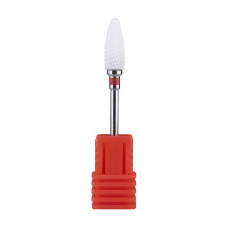 Керамическая насадка для фрезера Vizavi Professional F Flame Bit, красная