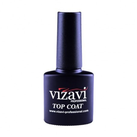 Топ для гель-лака Vizavi Professional Top Coat с липким слоем VTC-02, 7.3 мл