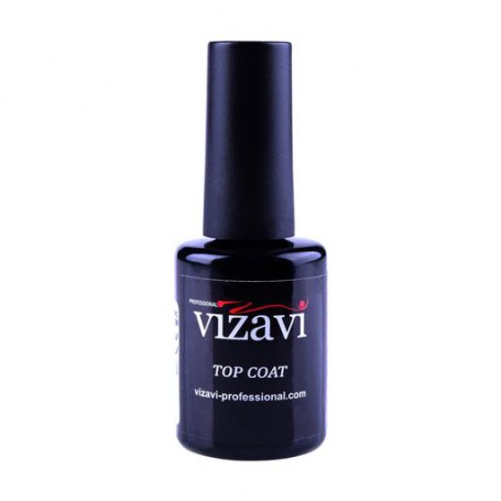 Топ для гель-лака Vizavi Professional Top Coat с липким слоем VTC-12, 12 мл