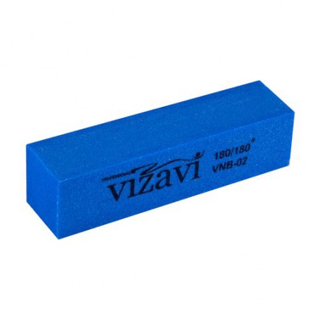 Баф для ногтей Vizavi Professional VNB-02 180/180 грит, синий