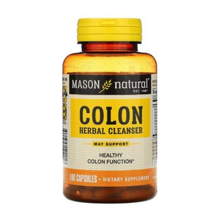 Травяная смесь для очищения кишечника Mason Natural Colon Herbal Cleanser , 100 капсул