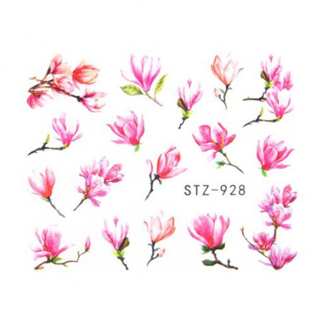 Водные наклейки для ногтей Vizavi Professional STZ (STZ-928)