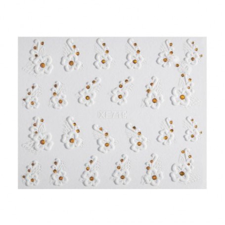 Наклейки для ногтей Vizavi Professional 3D XF-719