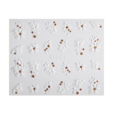 Наклейки для ногтей Vizavi Professional 3D XF-717