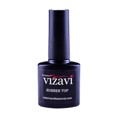 Каучуковый топ для гель-лака Vizavi Professional Rubber Top с липким слоем VRT-01, 7.3 мл