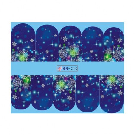 Водные наклейки для ногтей Vizavi Professional BN (BN-210)