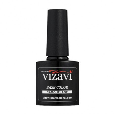 Камуфлирующее базовое покрытие для гель-лака Vizavi Professional Base Color Camouflage VKB-06 Light Pink, 7.3 мл