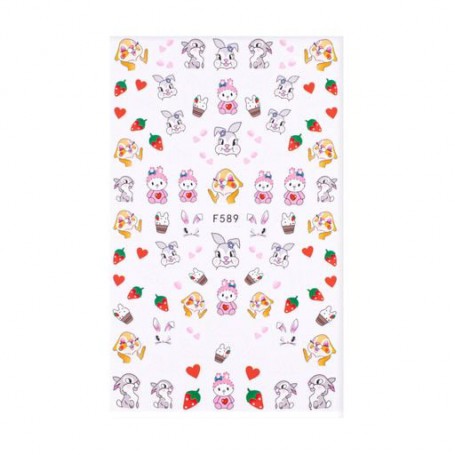 Наклейки для ногтей Vizavi Professional F-589