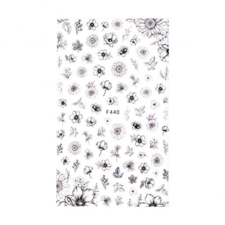 Наклейки для ногтей Vizavi Professional F-440