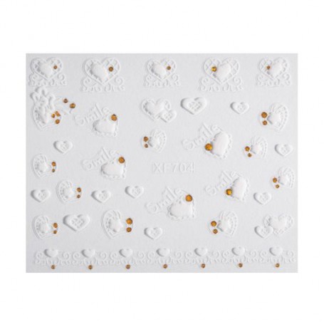 Наклейки для ногтей Vizavi Professional 3D XF-704