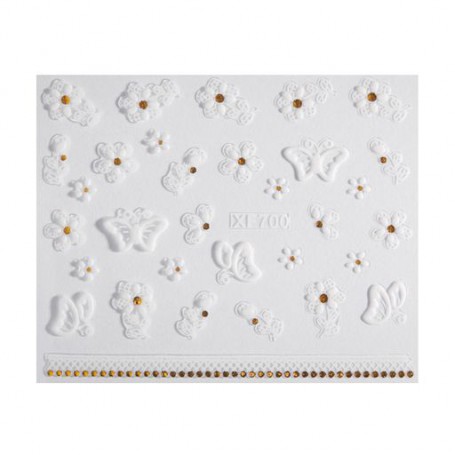 Наклейки для ногтей Vizavi Professional 3D XF-700