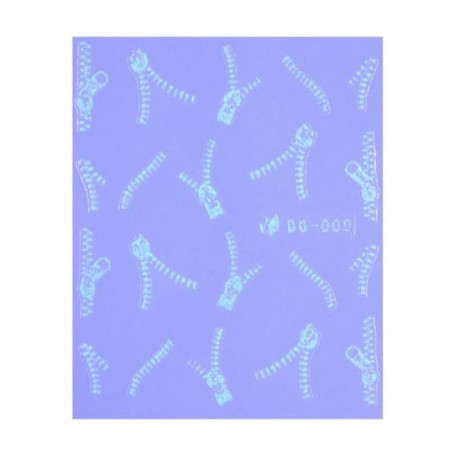 Люминисцентные водные наклейки для ногтей Vizavi Professional DG-009