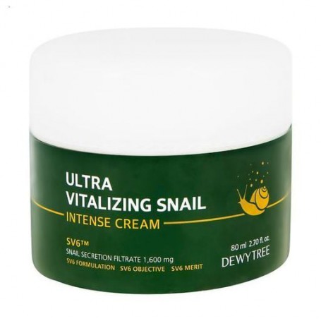 Крем для лица Dewytree Ultra Vitalizing Snail Intensive Cream с экстрактом улитки, 80 мл