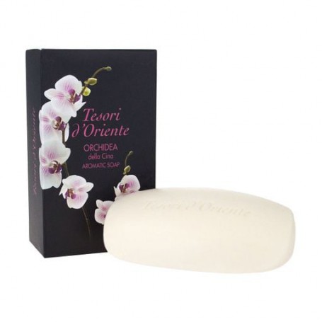 Парфюмированное твердое крем-мыло Tesori d'Oriente Orchidea della Cina Китайская орхидея, 125 г