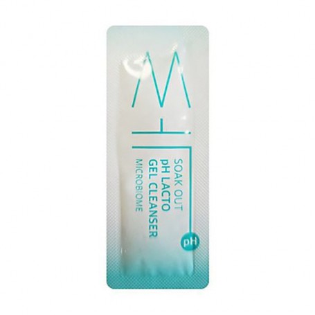 Балансирующий очищающий гель для лица Ottie Soak out pH Lacto Gel Cleanser, 1 мл (саше)
