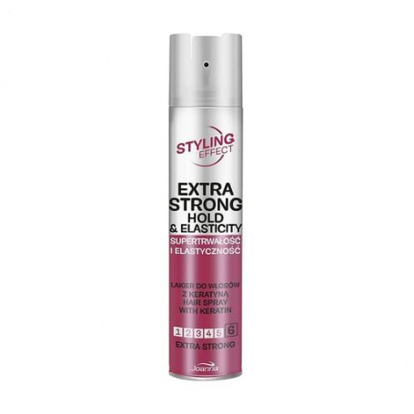 Лак для волос Joanna Styling Effect Extra Strong Hold & Elasticity с кератином, экстрасильная фиксация, 250 мл