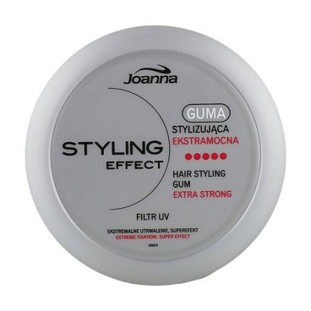 Резина для креативного стайлинга волос Joanna Styling Effect Hair Styling Gum Extra Strong экстрасильная фиксация, 100 г
